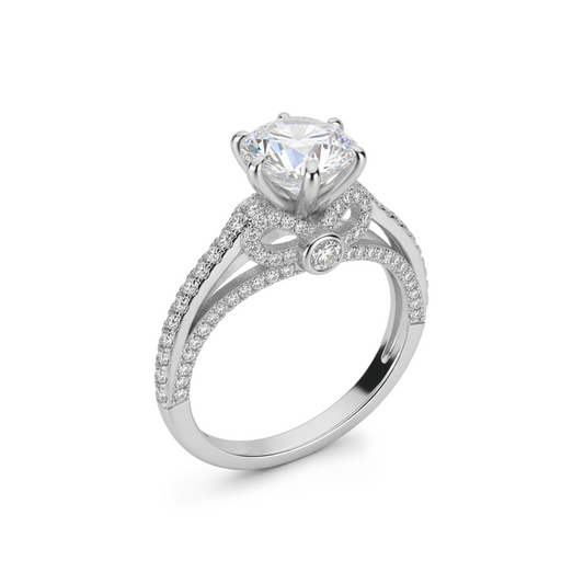 Sparkling Bow Ring